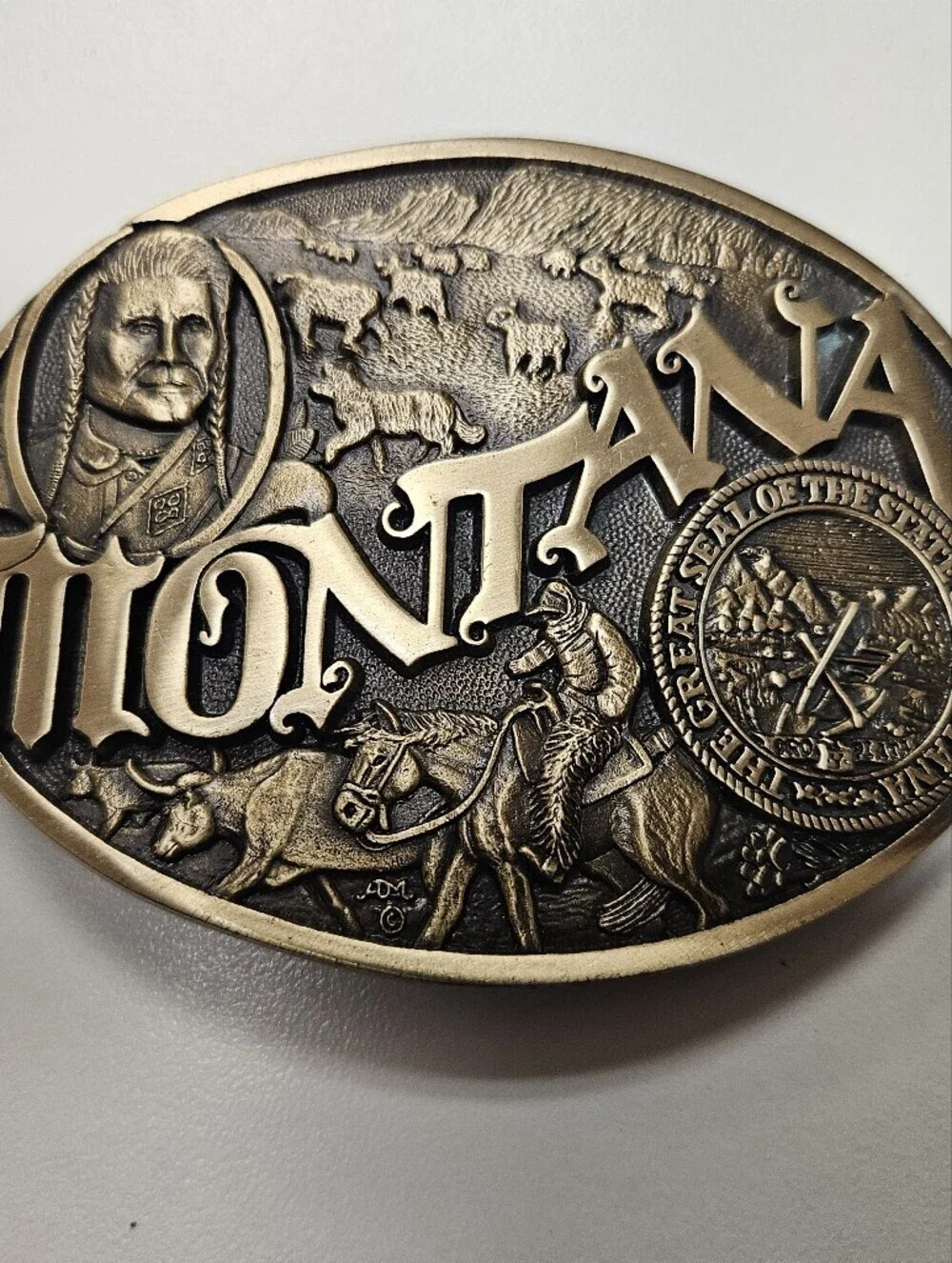 Award Design Medals vintage montana